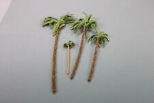 CA123 maquette train Ho Lot de 4 arbre palmier 8 à 22 cm metal plastique diorama
