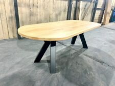 Création dans notre atelier : Table ovale design industriel sur mesure