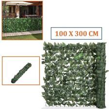 X Haie Artificielle Feuille De Lierre Synthétique Antichute 3x1m Hmj