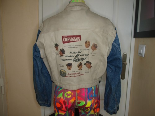 Blouson court vintage jean - vintage, en