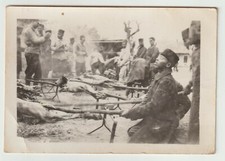 photo nouvel an arabe " Méchoui " 24 janvier 1948 militaire tirailleurs