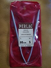 Aiguille à tricoter circulaire Perlac 80cm n°5 neuves