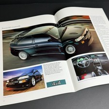 FORD ESCORT / 40p brochure catalogue / NL Dutch / top! / incl. RS COSWORTH