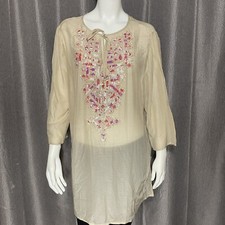 Chico’s Sand Embellished