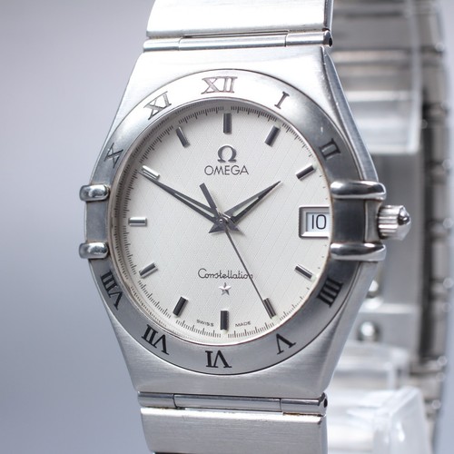 Montre romaine homme omega - qz,
