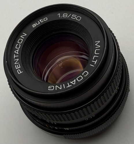Pentacon 50mm auto multi - f/1,8,