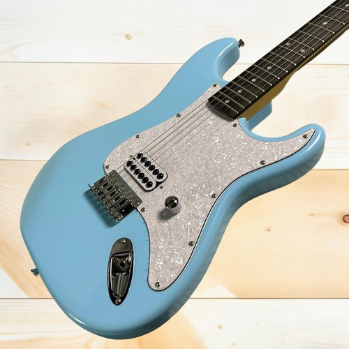 Electric guitar blue - st,
