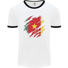 T-Shirt Ringer Homme Drapeau