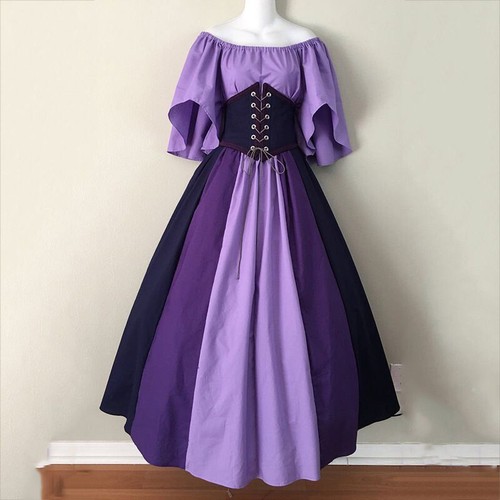Femme médiéval robe long - femme,