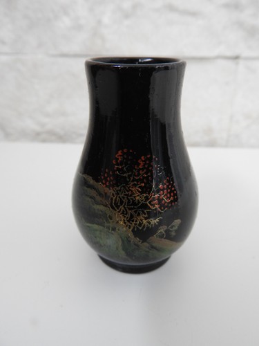 Ancien vase miniature bois - ancien,