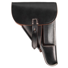 WW2 WWII - Reproduction Holster P38 souple Allemand - Couleur noire