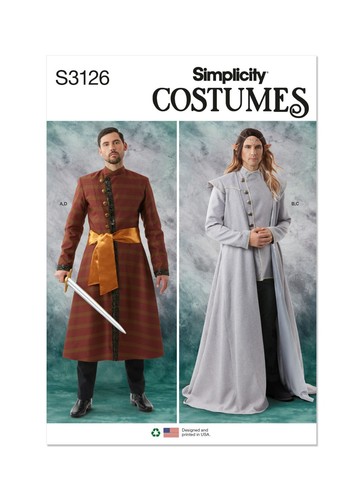 Simplicity 3126 homme costume - simplicity,