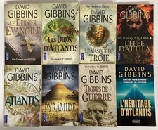 8 romans David GIBBINS livre lot roman poche thriller