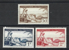French FEZZAN Military Territory 1949. Complete Set 3 new stamps**     (3741)