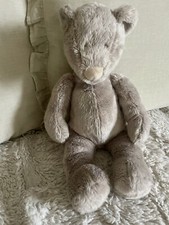 Peluche Doudou Gris Ours Basile Et Lola Bear Bar Moulin Roty