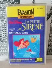 K7 Audio Disney La Petite Sirène Racontée Par Nathalie Baye France 1990 Enfants