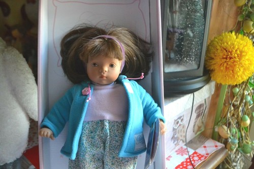 Poupee neuve petitcollin lou - neuve,