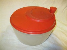 Vintage 80s 90s Ancienne ESSOREUSE A SALADE MOULINEX ROUGE Cuisine Retro Légume