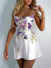 Robe d'été motif fleuri, à