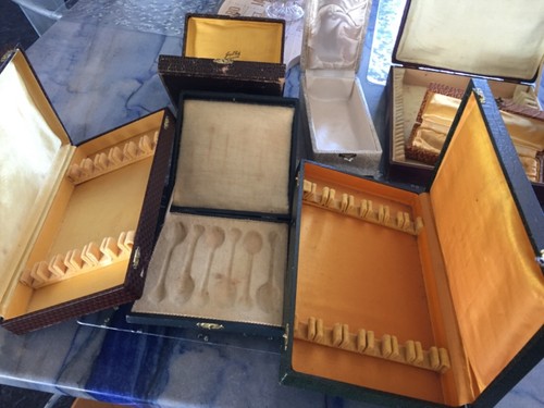 Coffrets argenterie boites lot - coffrets,