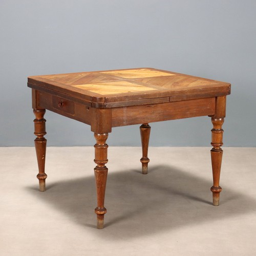 Table ancienne chêne noyer - table,