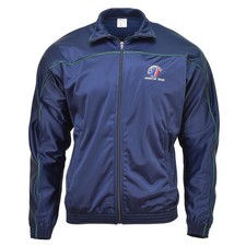 Authentic Française Armée Veste De Survêtement Sport Style Actif Bleu