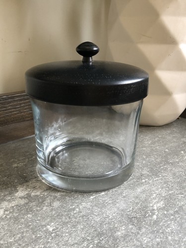 Modern thick glass canister - thick,