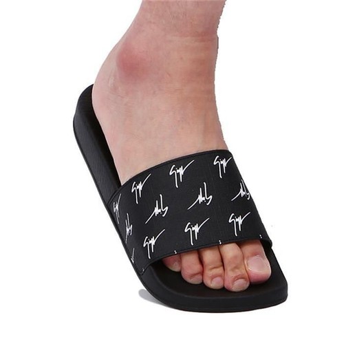 Giuseppe zanotti logo slipper - zanotti,