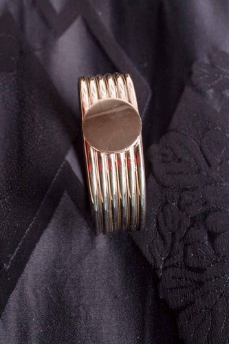 Bracelet vintage lourd argent - bracelet,