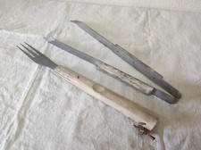 Ustensiles de barbecue Pince + Fourchette  40 cm de long
