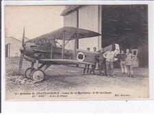 CHATEAUROUX: aviation, camp de la martinerie 3e R de chasse, un "spad" avion d
