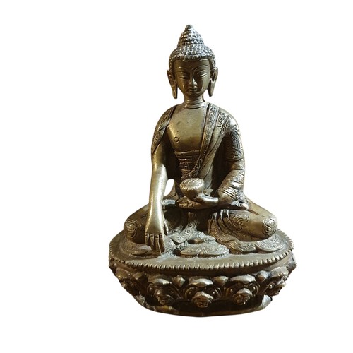 Ancien bouddha tibétain - bouddha, en