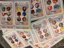 Lot de 120 Cartes DISNEY  LECLERC 2025 non ouvertes