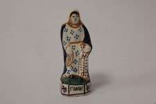 Petit sujet faïence Sainte