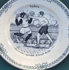 Assiette Parlante - La Boxe - St Amand - L Amandinoise