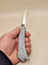 Ancien couteau de poche soviétique, URSS, Lion, Davydkovo années 70