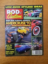 Rod & Custom Magazine Octobre 1993 ~ TRÈS FINE VF ~ Street Hot Rod Petersen