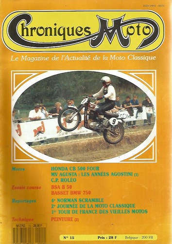 Chroniques moto honda - honda, cb