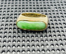 Bague En Jade Vert Naturel En