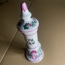 Ancien Pot Pil Napoli Pharmacie Officine Apothicaire Ceramique Decore Vintage