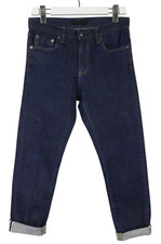 Jeans UNIQLO Homme W29/~L27 Selvedge Stretch Zip Fly Bleu Poches