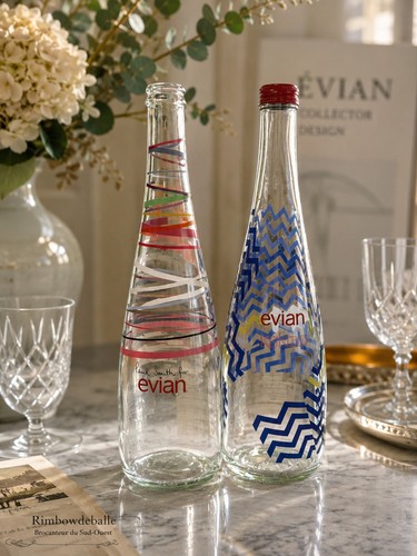 Lot bouteilles évian - bouteilles,