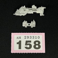 Ork Savage Gunship Battlefleet Gothic Warhammer 40K Métal Games Workshop