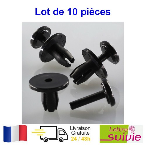 10x clips plastique - 10x,