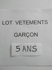A SAISIR LOT VETEMENTS GARCON