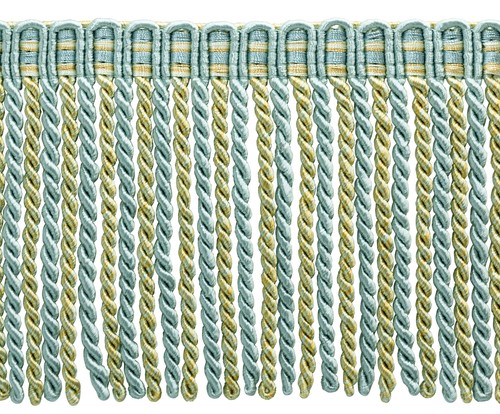 Frange bleu perle - bleu,