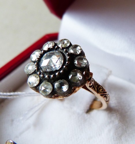 Bague marguerite ancienne - ,