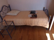 Bel ensemble lit métal 1