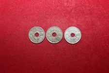 lot de 3 monnaies de 5 centimes lindauer 1926-1933-1934