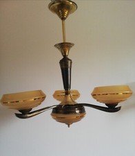 Lustre vintage 60 Verre et